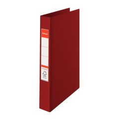 Caiet mecanic A4, 2 inele/R25mm, 42mm, visiniu, Esselte Standard
