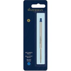 Rezerva pentru pix, varf conic, fin, albastru, Waterman