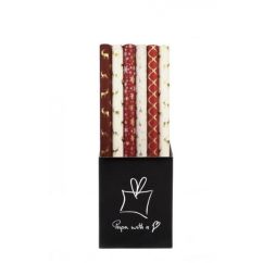 Hartie de impachetat cadouri, 70cm x 2m/rola, Rotolux Winter Charm