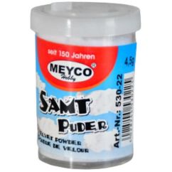 Accesorii creatie, pudra de catifea, 4.5g, alb, Meyco