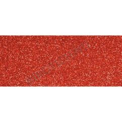Hartie gumata glitter/cu sclipici A4 (31x20cm), 2mm, 12 buc/set, rosu, Meyco