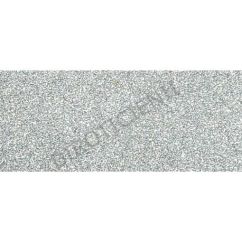 Hartie gumata glitter/cu sclipici A4 (31x20cm), 2mm, 12 buc/set, argintiu, Meyco