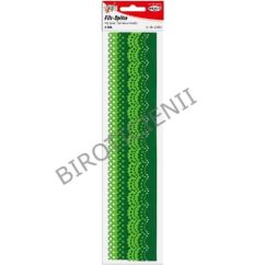 Accesorii creatie, dantela fetru, 2.4/3.0x29.5cm, 1mm, 4 buc/set, verde/verde deschis, Meyco