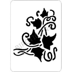 Sablon embossing (embosare/bombare), frunze iedera, 5.6x8.2cm, alama, Meyco