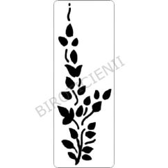Sablon embossing (embosare/bombare), floare, 3.3x8.1cm, alama, Meyco