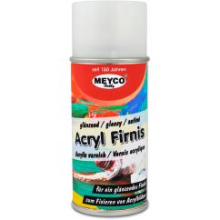 Spray lac acrilic (vernis), utilizare universala, 150ml, lucios, Meyco