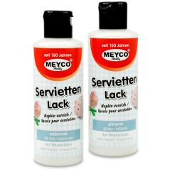 Lac lucios, pentru tehnica servetelului, pe baza de apa, 80g, transparent, Meyco