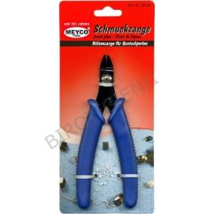 Cleste de bijuterii, 13cm, maner plastic albastru, Meyco