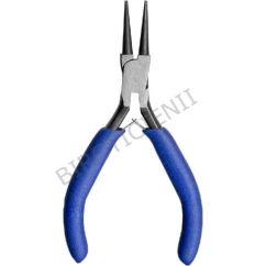 Mini-cleste cu falci rotunde/cap rotund, diverse utilizari, 10-14.5cm, maner plastic albastru, Meyco