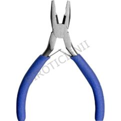 Mini-cleste patent/combinat, diverse utilizari, 10-14.5cm, maner plastic albastru, Meyco