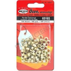 Nituri/capse, Ø 5mm, 100 buc/set, auriu, Meyco