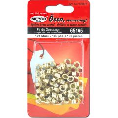 Nituri/capse, Ø 5mm, 100 buc/set, auriu, Meyco