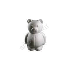 Forme polistiren, ursulet, 25cm (H), alb, Meyco