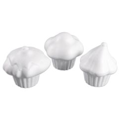 Forme polistiren, briosa, 9(Ø)x8.8(H)cm, alb, Meyco