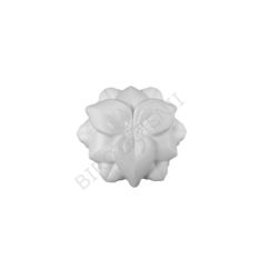 Forme polistiren, floare Craciunita, Ø 13.5cm, alb, Meyco