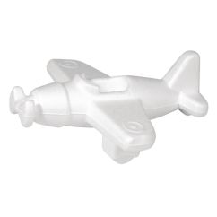 Forme polistiren, avion, 16x15cm, alb, Meyco