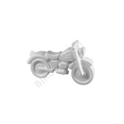 Forme polistiren, motocicleta, 10cm (H), alb, Meyco