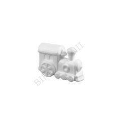 Forme polistiren, locomotiva, 12x8cm, alb, Meyco
