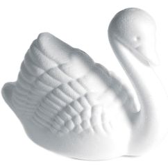 Forme polistiren, lebada, 8x12cm, alb, Meyco