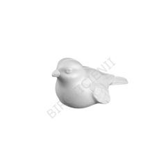 Forme polistiren, pasare, 9x18cm, alb, Meyco