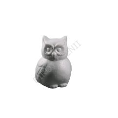 Forme polistiren, bufnita, 13cm (H), alb, Meyco