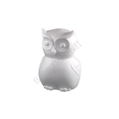 Forme polistiren, bufnita, 22cm (H), alb, Meyco