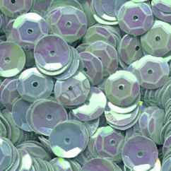 Accesorii creatie, paiete hexagonale, Ø 6mm, 1400 buc/set, turcoaz, aspect irizat, Meyco