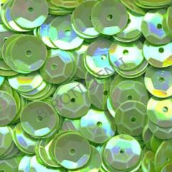 Accesorii creatie, paiete hexagonale, Ø 6mm, 1400 buc/set, verde, aspect irizat, Meyco