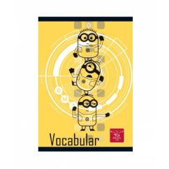 Vocabular, 12x17cm, 24 file, Minions