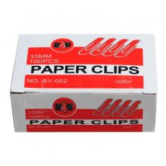 Agrafe birou, metalice, 33mm, 100 buc/cutie, Standard