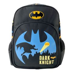 Ghiozdan scoala baieti, clasa 0/pregatitoare, negru-albastru, Batman 21421