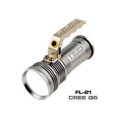 Lanterna metalica LED, rezistenta la apa/socuri, raza 100m, autonomie 7h, putere 5W, TED Electric YM-21TED