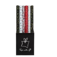 Hartie de impachetat cadouri, 70cm x 1.5m/rola, Rotolux Chamonix