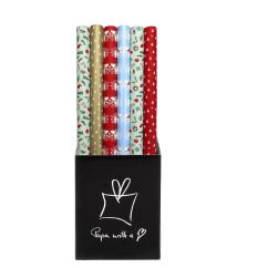 Hartie de impachetat cadouri, 70cm x 2m/rola, Rotolux Cosy Cottage