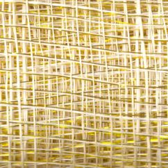 Panza iuta cu fire stralucitoare, 48cmx5m, natur/auriu, Meyco