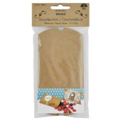 Cutie cadou pliabila/tip perna, 15x7.5cm, 3 buc/set, carton, natur, Meyco