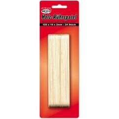 Bete creative jumbo din lemn, 15x1.9cm, 24 buc/set, natur, Meyco
