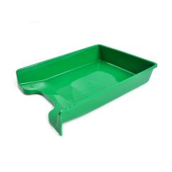 Tavita documente A4, plastic, verde, Ark