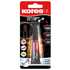 Lipici instant, tip superglue, 3g, Kores