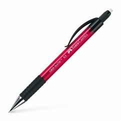 Creion mecanic, grip-matic, 0.5mm, rosu, Faber-Castell 1375