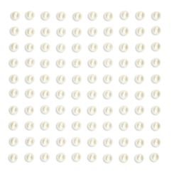 Perle adezive, Ø 5mm, 100 buc/set, ivoire, Dp Craft