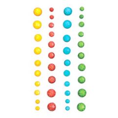 Strasuri/pietre adezive, Ø 4/5/6/7mm, 40 buc/set, little me, Dp Craft
