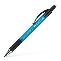 Creion mecanic, grip-matic, 0.7mm, albastru, Faber-Castell 1377