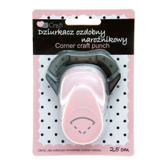 Perforator cu model, colturi decorative - rotunde inversate, 2.5cm, Dp Craft