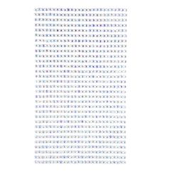Strasuri/pietre adezive, Ø 3mm, 806 buc/set, cristal iridiscent, Dp Craft