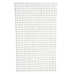 Strasuri/pietre adezive, Ø 3mm, 806 buc/set, ivoire iridiscent, Dp Craft