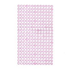 Strasuri/pietre adezive, Ø 6mm, 260 buc/set, roz deschis, Dp Craft