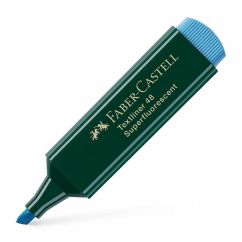 Textmarker, varf tesit 1-5mm, albastru, Faber-Castell 1548