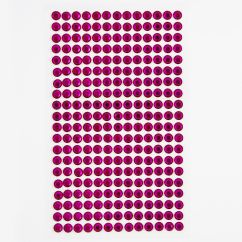 Strasuri/pietre adezive, Ø 6mm, 260 buc/set, fuchsia, Dp Craft