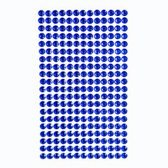 Strasuri/pietre adezive, Ø 6mm, 260 buc/set, albastru, Dp Craft